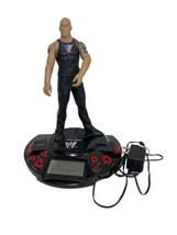 WWE WWF The Rock Wrestling Figure Alarm Clock Radio~Talks 2012 Works! See VIDEO - £45.60 GBP