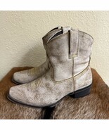 Roper Boots Women 7.5 Dusty Snip Toe Shorty Booties Western Cowboy Festival - $1,117.80 MXN