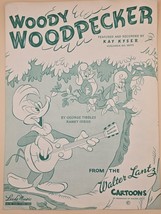 Woody WOODPECKER-1948 Sheet Music By Walter Lantz Cartoons Piano Vocals 1948 - £8.20 GBP