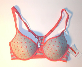 Izod Intimates Womens Racerback Bra Pink Gray Style #501539IZ Sizes 34C - $12.79