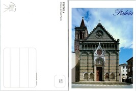 Italy Tuscany Pistoia San Paolo Roman Catholic Church Vintage Postcard - £7.39 GBP