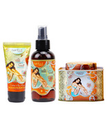 Barefoot Venus Wild Ginger &amp; Sweet Orange Bath Soak, Hand Cream &amp; Argan ... - £31.96 GBP
