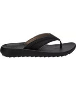 NWT Cobian Compass Mens Flip Flops Sandals Black Rubber Sole Size 10 - €34,34 EUR