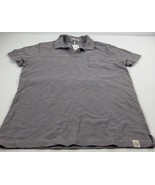 Marine Layer Mens Short Sleeve Space Dye Polo Navy Pink-Small - $56.16 CAD