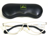 THEO Eyeglasses Frames string 199 Ivory Black Modernist MCM Semi Rim 53-... - $373.78