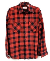 Van Cort Vtg Retro 70s Men Shirt Buffalo Plaid Flannel Punk Cotton Red Blue - $34.75