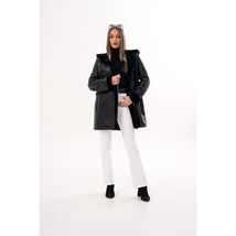 Vinci The Belluna Black Shearling Women Jacket image 2