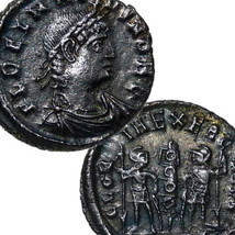 DELMATIUS nephew of Constantine the Great RARE R4 RIC Roman Empire Coin Soldiers - £188.39 GBP