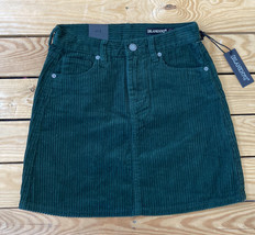 Blank nyc NWT Women’s Corduroy Mini Skirt Size 24 In Green D4 - £23.18 GBP