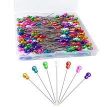 Sewing Pins, Straight Pins With Gourd Pearlized Head Pin, Long 2.2 Inch ... - £11.74 GBP