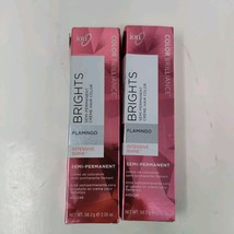 2X Flamingo Ion Brights Semi-Permanent Hair Color Creme Brilliance NIB - $241.67 MXN