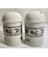 Disney Winnie the Pooh Ceramic Salt &amp; Pepper Shakers Set with Original S... - £21.57 GBP