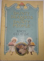 Vintage Danity Desserts For Dainty People Knox Gelatine 1915 - £7.95 GBP
