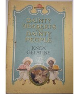 Vintage Danity Desserts For Dainty People Knox Gelatine 1915 - £7.81 GBP