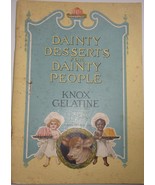 Vintage Danity Desserts For Dainty People Knox Gelatine 1915 - $13.60 CAD