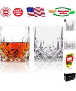 Break Resistant Crystal Cut Whiskey Tumblers - Perfect Gift Box for Spirits - $589.73 MXN