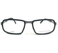Porsche Design Eyeglasses Frames P8220 D Gunmetal Grey Navy Blue 56-19-140 - $186.79