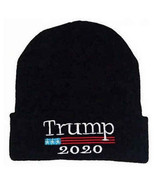 DONALD TRUMP 2020 Beanie Knit Hat Black NEW - $171.06 MXN