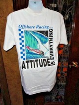 Attitude is Everything Offshore Racing Hanes Beefy-T shirt Medium size - £25.70 GBP