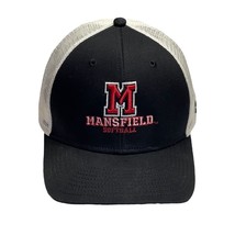 Under Armour Black White Embroidered Mansfield Softball Snapback Trucker Hat - £14.44 GBP