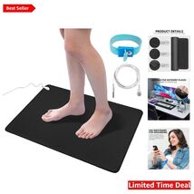 Versatile Grounding Pad with 15ft Cord &amp; Adjustable Wristband for Better... - $47.47