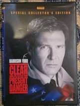 Clear and Present Danger (DVD, 1994) Slim Case. Tested. Cropped Artwork - $4.16