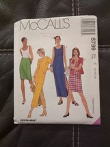 McCall&#39;s 8799 Women&#39;s Unlined Jacket &amp; Dress 2 Length Sewing Pattern Sizes 10-14 - £7.43 GBP
