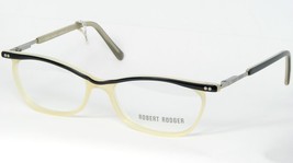 Vintage Robert Rodger 2415 380-2 Light Beige /BLACK Eyeglasses 51-14-130 Austria - $46.17