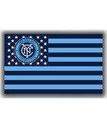 New York City FC Star and strip Soccer Flag 90x150cm 3x5ft 2021 Best Banner - $14.55