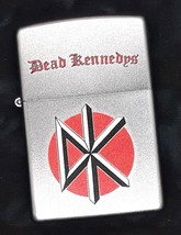 The Dead Kennedys Logo Authentic Zippo Lighter Satin Chrome - £26.57 GBP