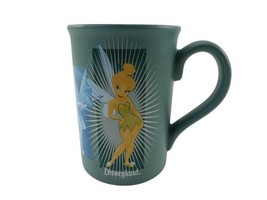 Walt Disney World Tinkerbell TINK Green Teal Ceramic Coffee Cup Tea Mug - $371.29 MXN