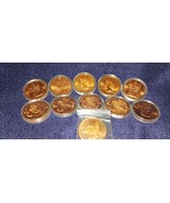 TEN 1oz COPPER ROUNDS ASSORTED PROOFS/w free MAGADON AVP. /FREE SH - $24.99