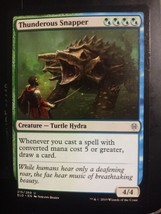 Thunderous Snapper Magic The Gathering Throne Eldraine 215 Hydra Green B... - $2.02