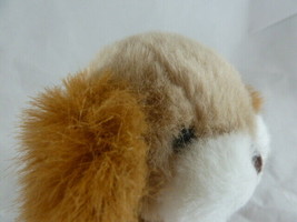 Vintage Gund Plush Dog 1982 Tan &amp; Brown Small 6&quot; Soft Stuffed Made in Korea - $14.84