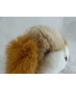 Vintage Gund Plush Dog 1982 Tan &amp; Brown Small 6&quot; Soft Stuffed Made in Korea - £11.67 GBP