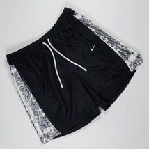 Nike Premium Zipper Pockets XXL Basketball Shorts Pasley Black White DV9... - £70.76 GBP