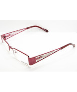 AZZARO Metallic Red Semi-Rimless Eyeglasses 3556 C5 51mm French Design - $75.05