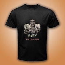 TONY MONTANA Money Scarface Movie Black T-Shirt Size S,M,L,XL,2XL,3XL - £13.78 GBP+