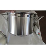 BNWT Silga Teknika 4L (4.2 Qt) Stainless Steel High Casserole 20cm (7.9&quot;... - $173.25