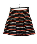 Anthropologie HD In Paris Striped Ribbon pleated Swing Skirt size 0 - $24.74