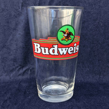 Vintage Bud Budweiser Beer Pint Glass Anheuser Busch Eagle Logo 16oz - £13.21 GBP