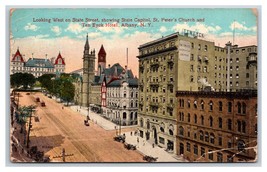 State Street ViewAlbany New York NY DB Postcard M19 - £2.29 GBP