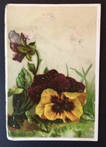 Lion Coffee Victorian Trade Card Woolson Spice Company Toledo Ohio Flowers - $7.00