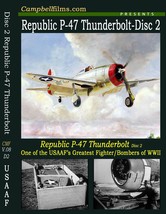 Air Force-Films P-47 Thunderbolt Stories Un-crate WW2 Flying  USAAF D2 - £13.96 GBP