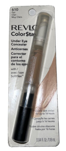 REVLON Colorstay Under Eye CONCEALER  #610 FAIR (New/Sealed) Please See ... - $17.59