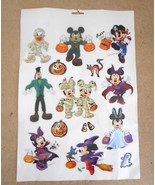 Disney Mickey and Friends Halloween Wall / Window Clings 1 Sheet - $6.57