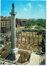 Rome Italy Postcard Trajan&#39;s Forum - $2.06