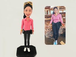 Custom bobble Head ,Female Students  Custom Bobblehead ,Female Gift - $110.85 CAD - $138.60 CAD