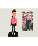 Custom bobble Head ,Female Students  Custom Bobblehead ,Female Gift - $110.85 CAD+