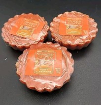 Yankee Candle Honey Clementine Lot Of 3 Tarts New Wax Melts Orange Citrus Tarts - $8.59